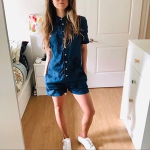 Armani Jeans denim romper